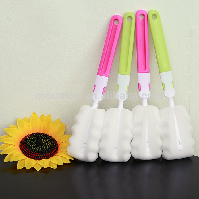 Long handled small cleaning brush,silicone cleaning brush,kitchen cleaning brush
