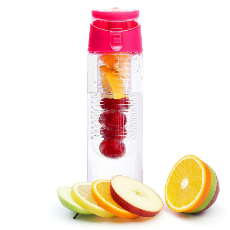 BPA Free  Custom Logo Tritan Fruit Infuser Water Bottle Joyshaker Cups