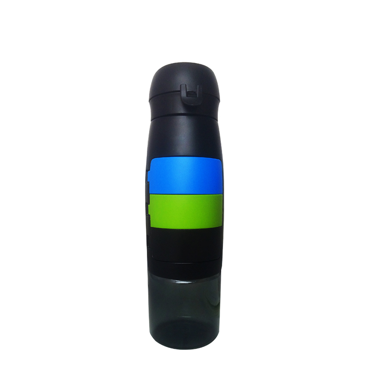 Factory Price Plastic Portable Pill Medicine Storage Box Water Bottle for Sport