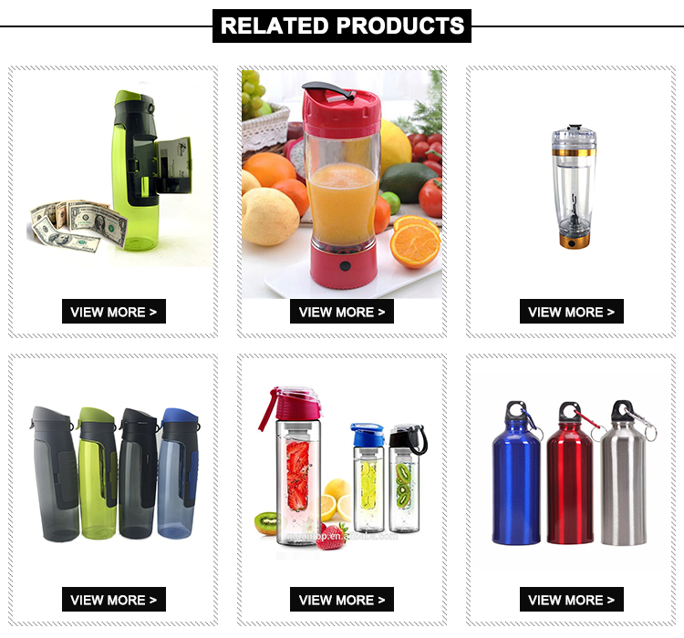 One-stop Service Factory BPA Free Tritan Plastic Easy Carry Fruit Infused Water Bottle