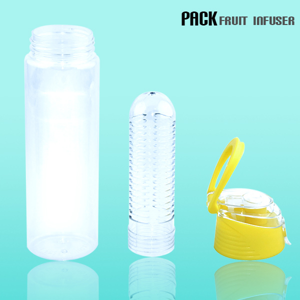 joyshaker water bottle lids manufacturer 700ml tritan fruit infuser water bottle