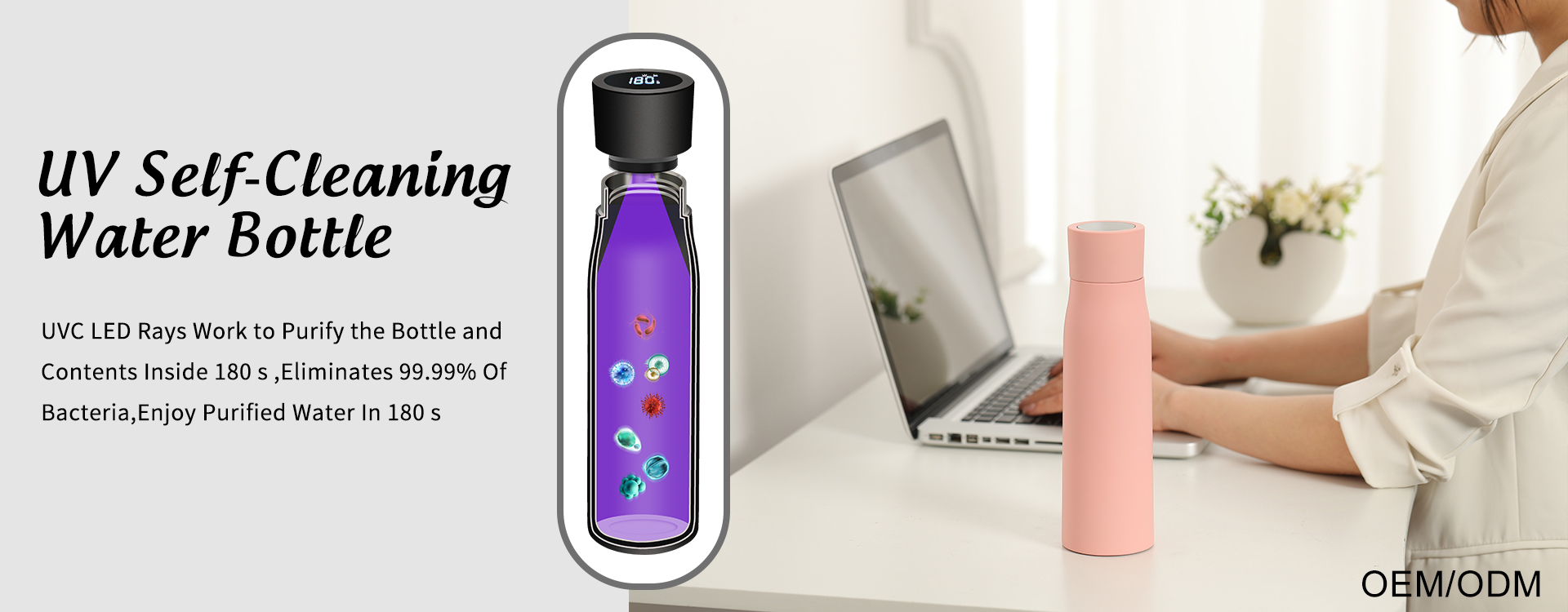 UV Self-Cleaning Bottle @