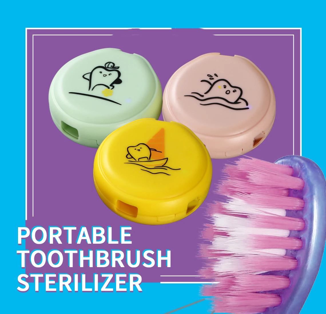Toothbrush sterilization box