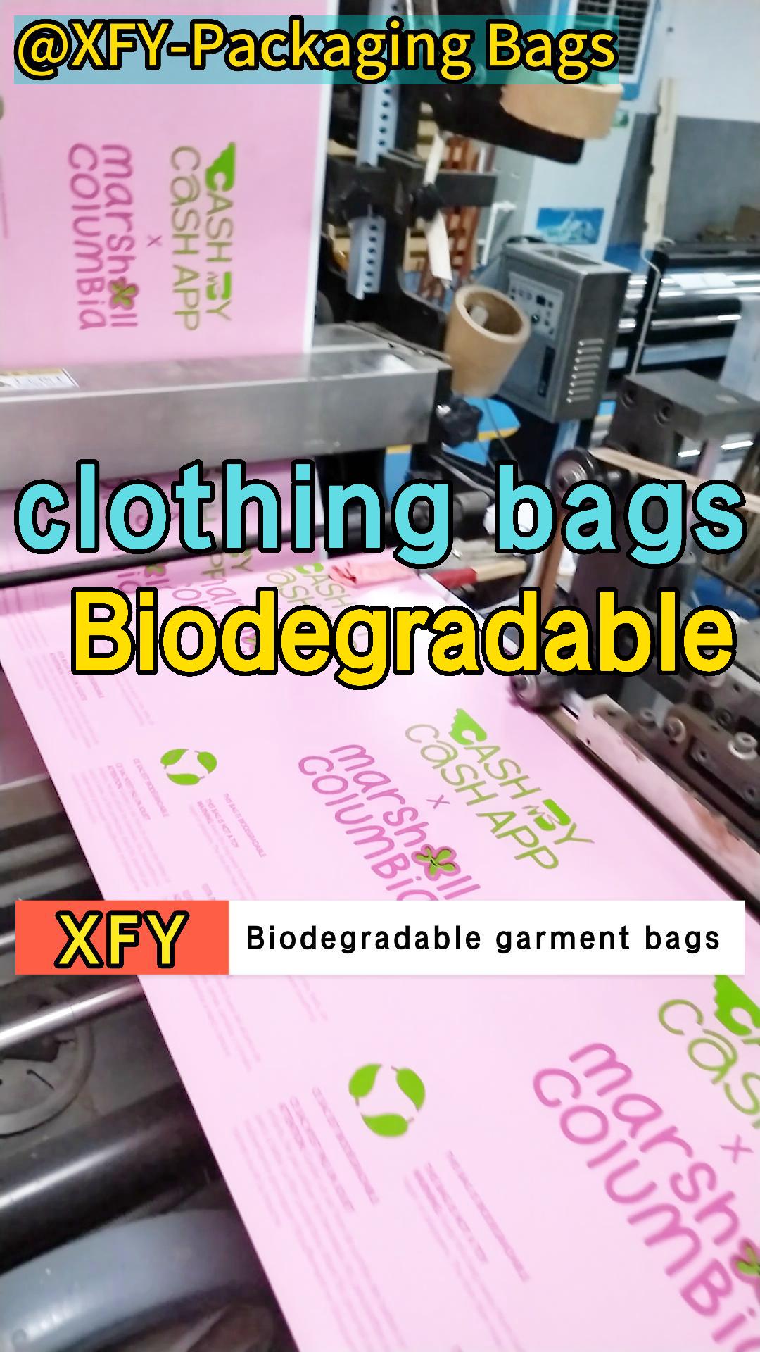 Green fashion, biodegradable garment bags!