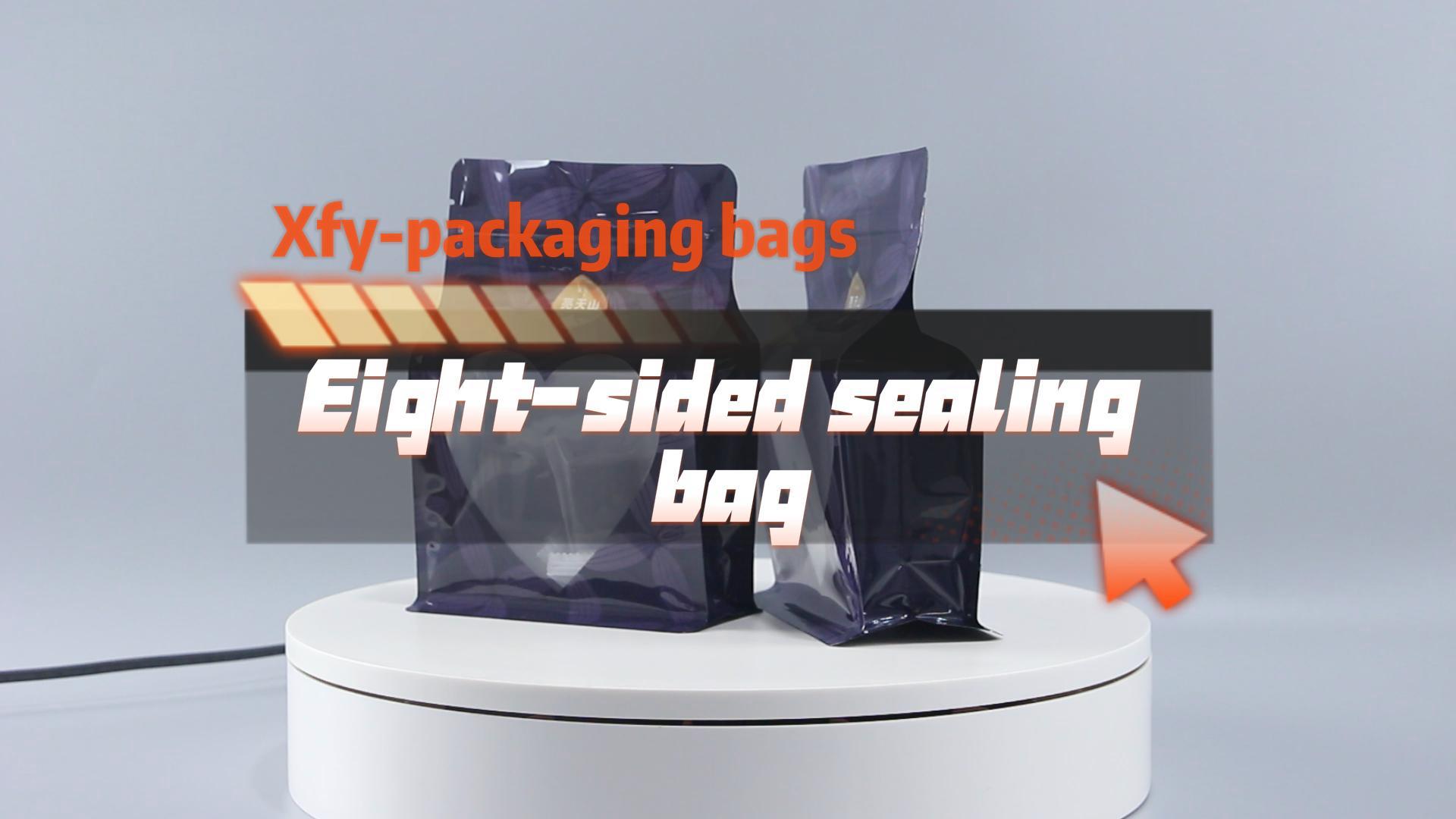 Eight edge sealing bag performance test