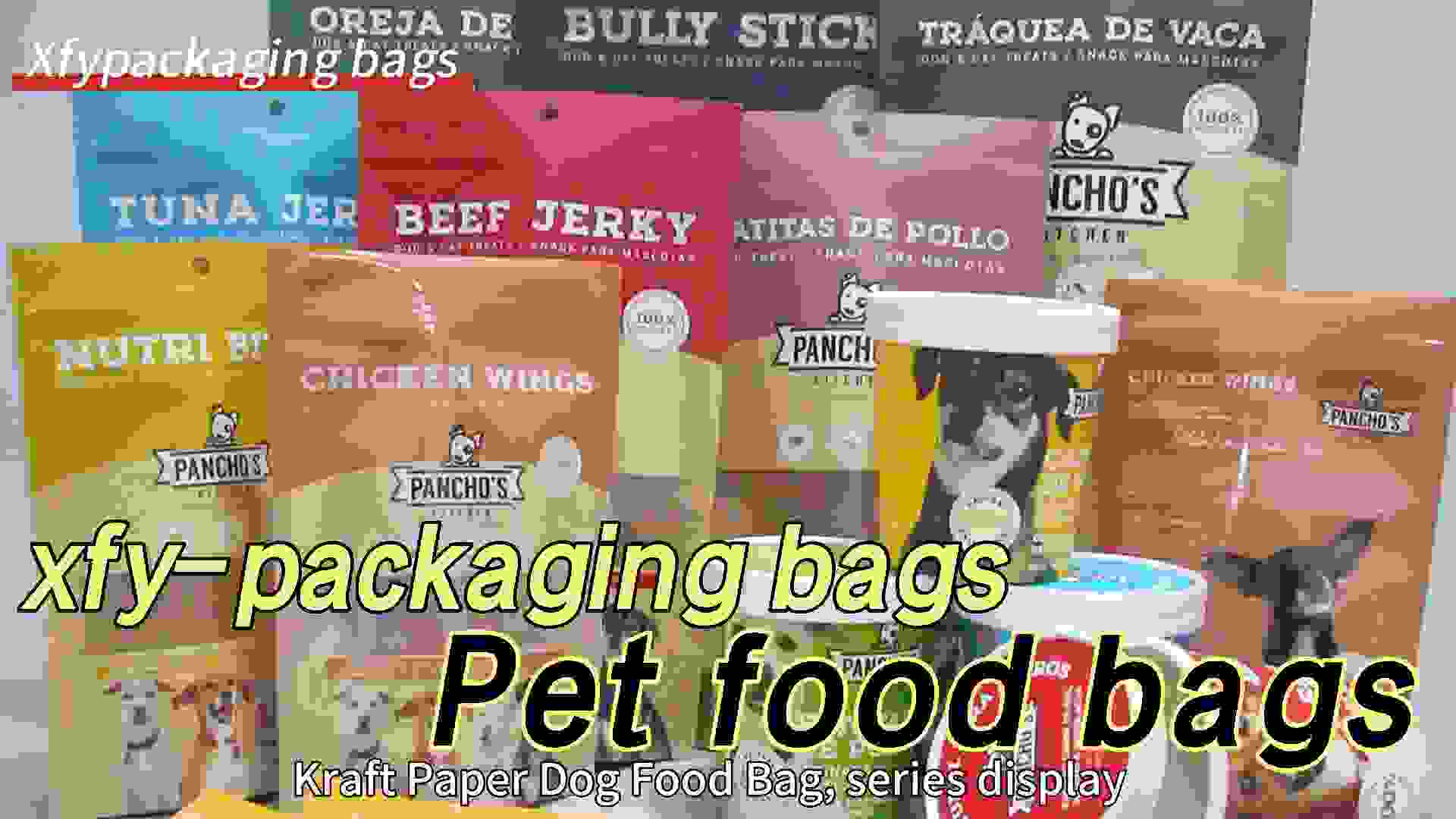 Pet Kraft Paper Food Bag - Sample Pack