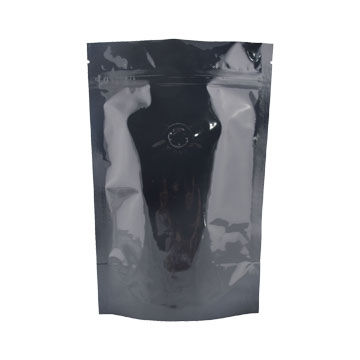 Food-grade custom printing resealable stand up zipper plastic bag with tear notch
