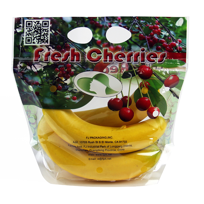 Wholesale BOPP Material Transparent Fruits Or vegetable Packaging Plastic Bag
