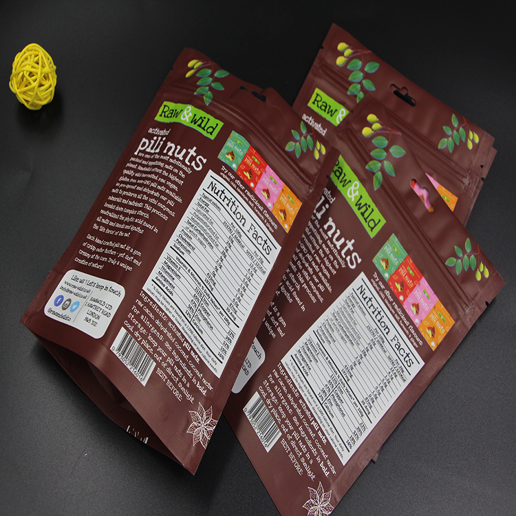 Custom Printed Aluminum Foil Reusable Snack Food Packaging Bags 7