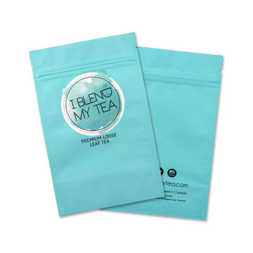 Mylar Bags Custom Printed Aluminum Foil Tea Bag With Stand Up Ziplock Pouch Plastic Bag