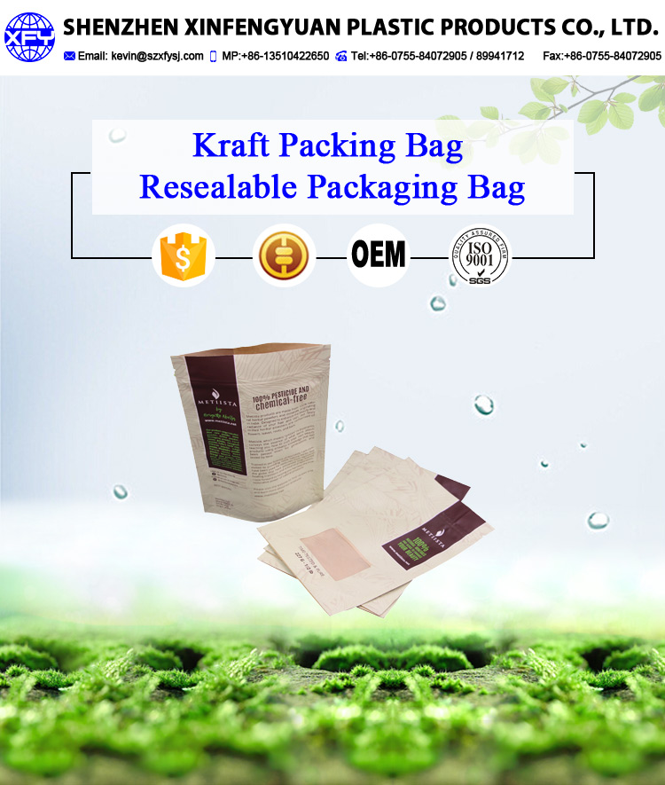  High Quality kraft paper snack food bag