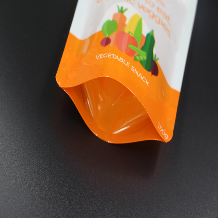 Stand Up Fruit Packaging Juice Spout Pouch With Valve 5