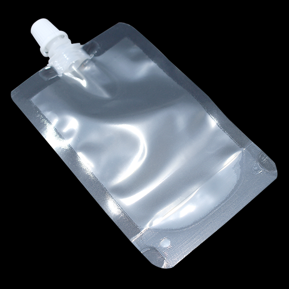 transparent stand up packaging juice drinking liquid bag 3