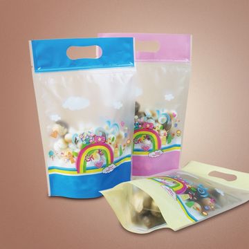 customized design stand-up zipper snack bag for dried foodplastic bag for food snack 11