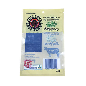 2018 new packaging three side seal bag/vacuum sealed bags/heat seal bag for beef jerky 7