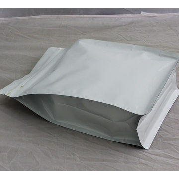 Milk White Color Bag For Food Packing With Flat Bottom Custom Printing Snack And Plastic Bag 7