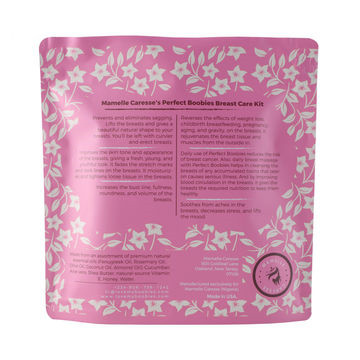 Pink Ziplock Bag Stand-up Pouch Plastic For Tea Custom Size And Any Colors Bags 9