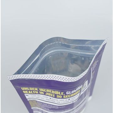 Individual Coffee Packs Bag With Resealable Closure Aluminum Foil Mylar Bag Stand Up Wint Zipper