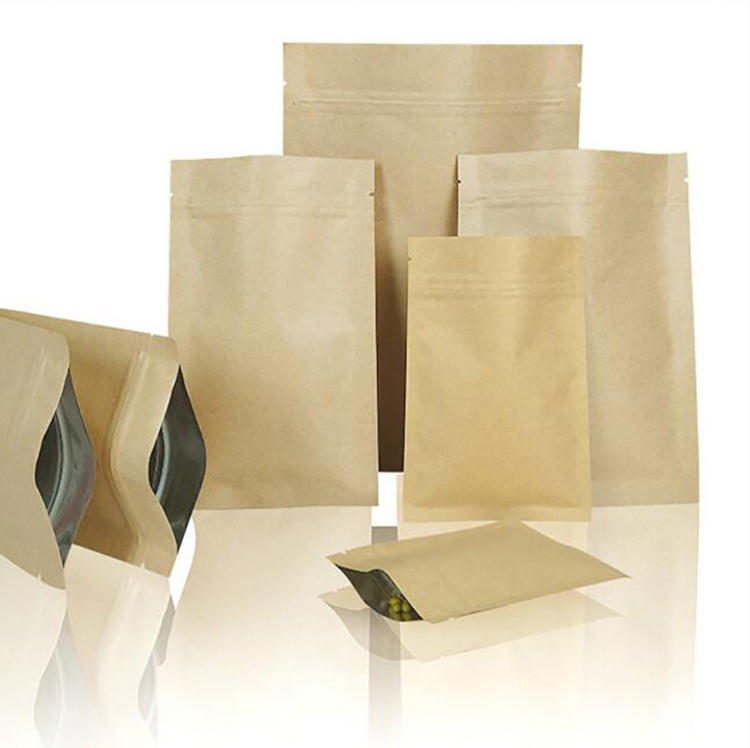 kraft paper bag Zipper Details 5