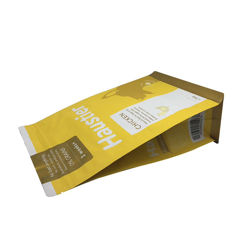 Eight - edge sealed pet food packaging bags have a large quantity of standing up zipper plastic bags 9