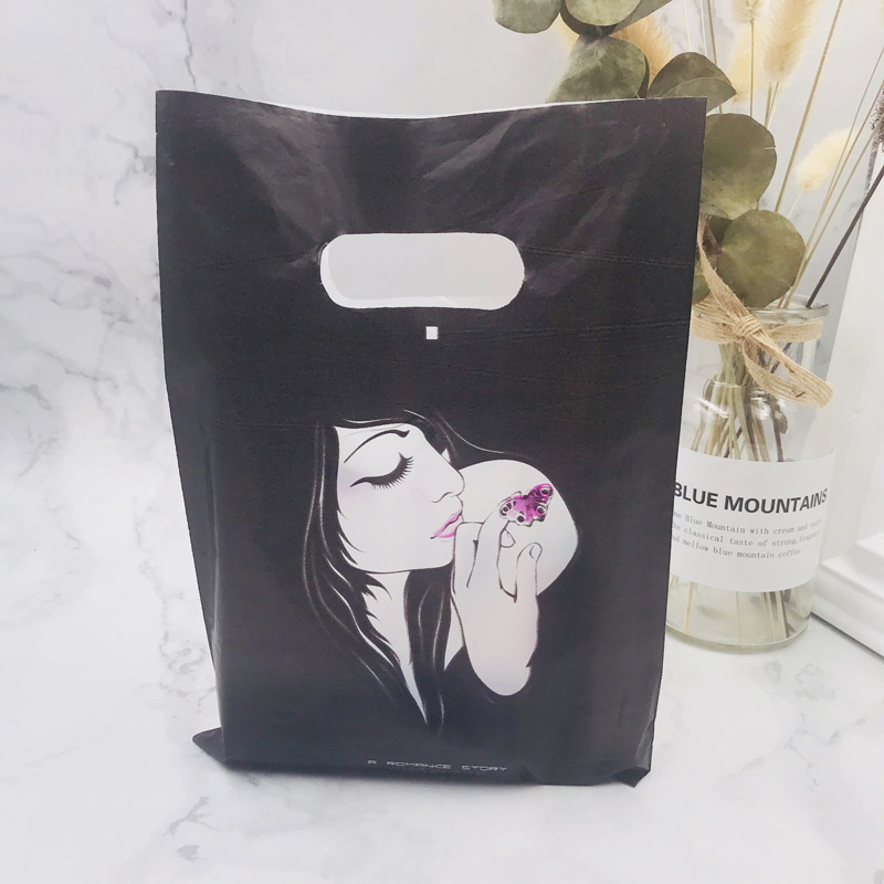 2018 Hot Product Plastic Shopping Bags With Handle Plastic Bag Jewelry Gift Packaging Bags Handle 5