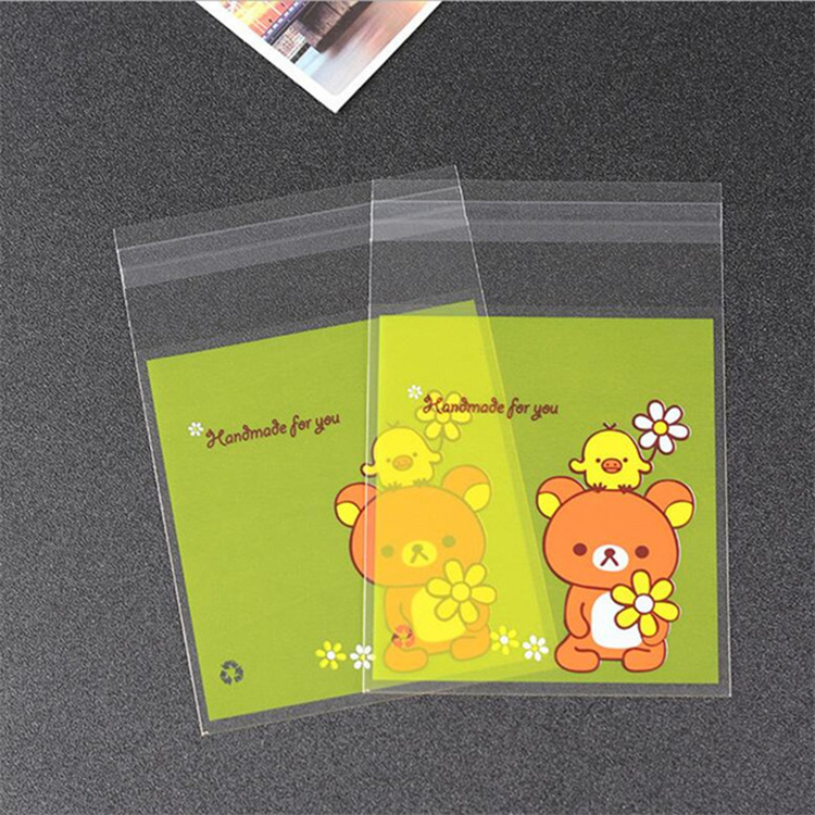 Cute OPP Custom Plastic Bag for Cookies Packaging with Design 7