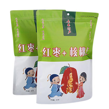 Customized resealable clear mylar ziplock bag plastic stand up pouch for food packaging with hole 7