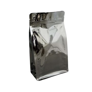 Square bottom bag standing pouch stand up aluminum foil bottom and side gusset plastic bag 9