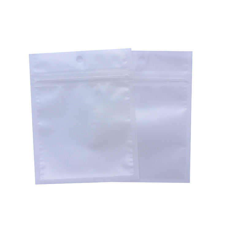 Wholesale custom size white smell proof ziplock poly bag 11