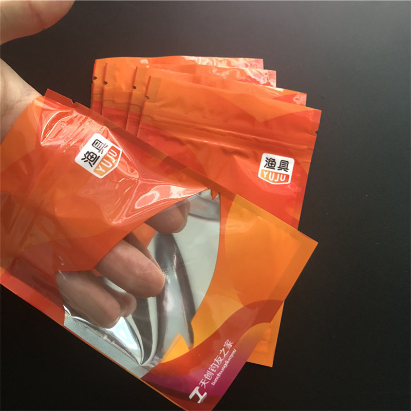Hot aluminum foil composite self-sealing bags fishing gear small objects packaging plastic bags 3