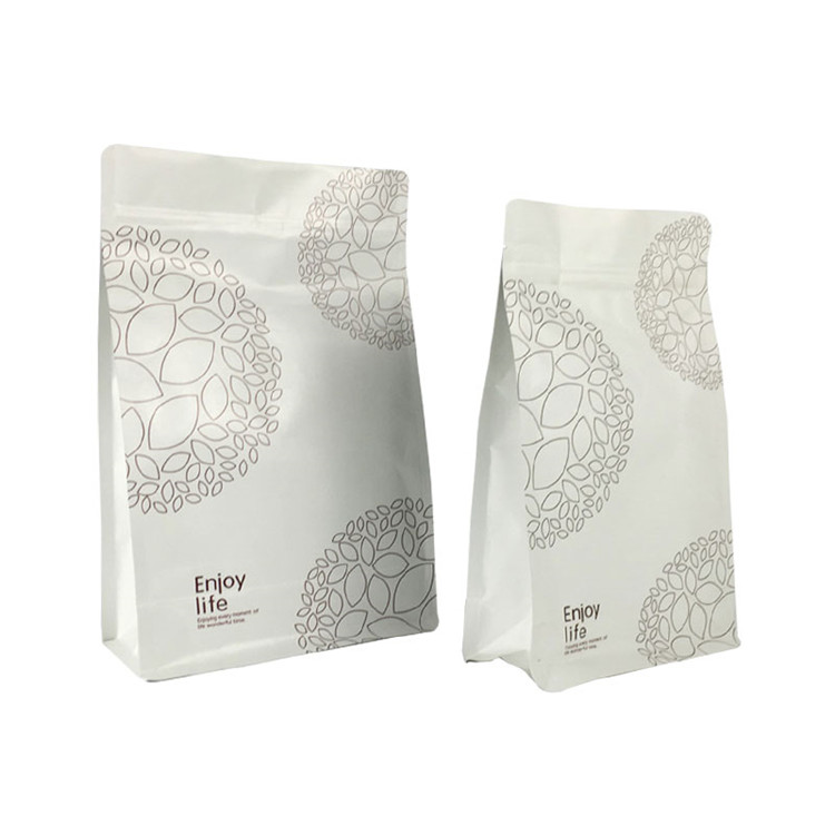 Custom Printed Food Packaging Ziplock Stand Up Kraft Paper Bag With Clear Window 13