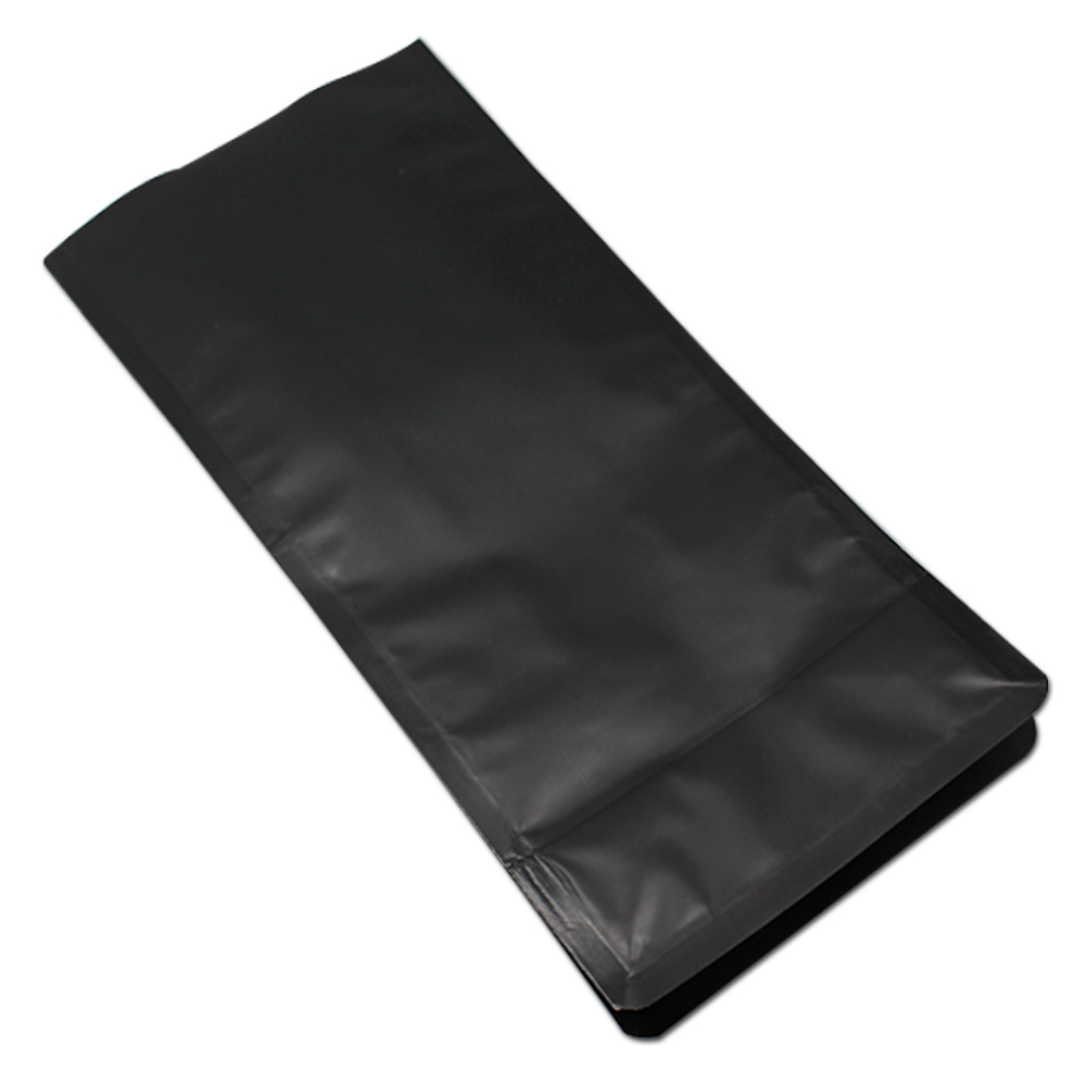Pure Aluminum Foil Bag Heat Seal Open top Packaging for Coffee Beans Bottom and side gusset  Bag Pouch 5