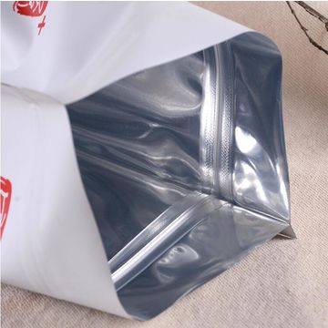 Factory price aluminum foil stand up packaging bags with zipper custom for snack food plastic bag