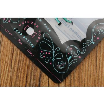 Resealable Custom Printed Foil Stand Up Pouch Plastic Bag Packed For Snack Candies