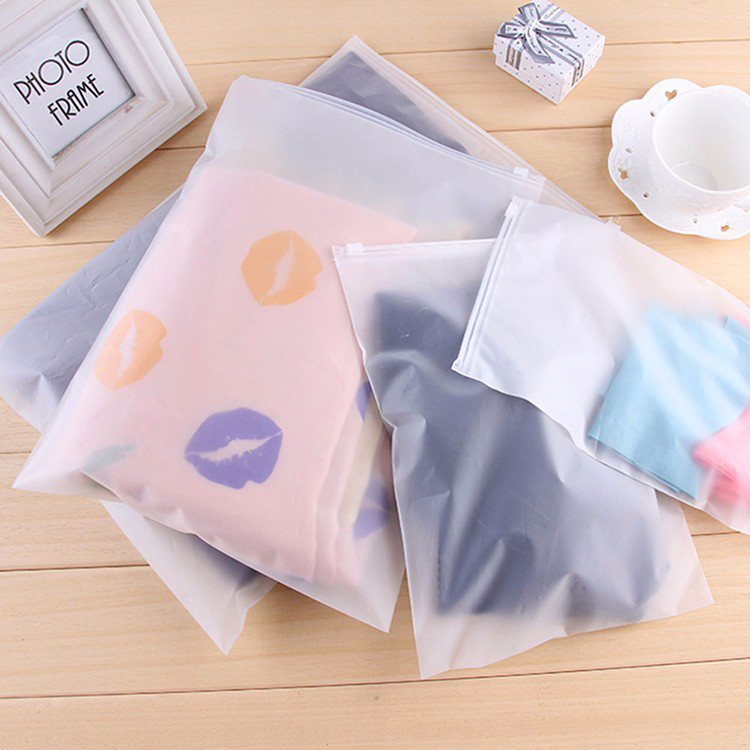 Frosted plastic zipper bag  Details 9