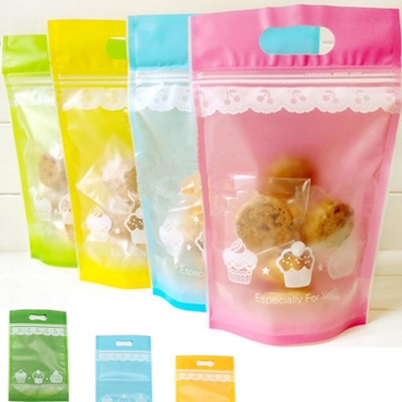 Manufacturer Mini Colorful Packaging Cookies Plastic Bag For Bakery 3