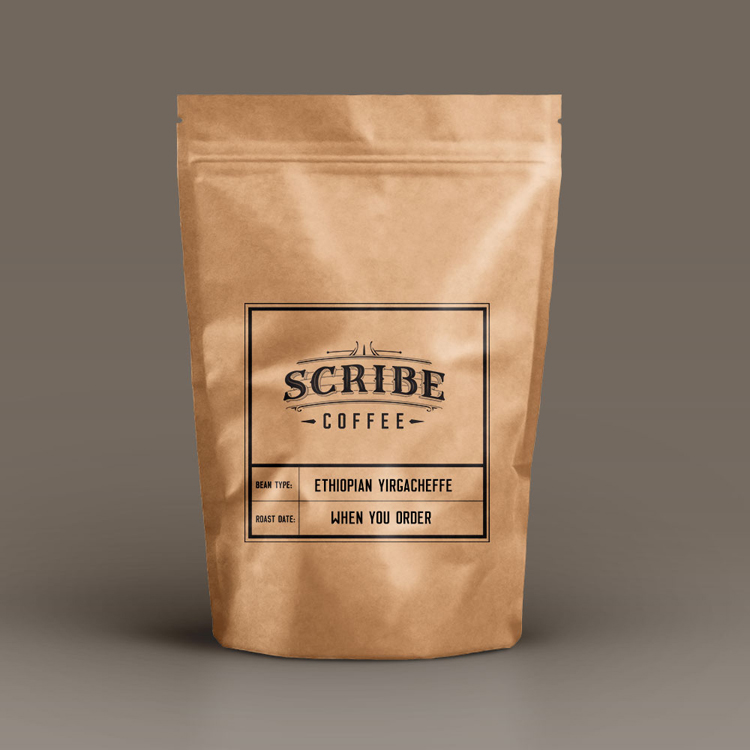 Custom Printing Kraft Brown Paper Coffee Plastic Bag With Zipper 7