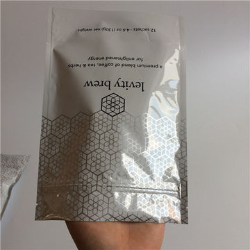 Stand-up Coffee Packaging Laminated Pouch Plastic Bag Custom Printing Packed Snack