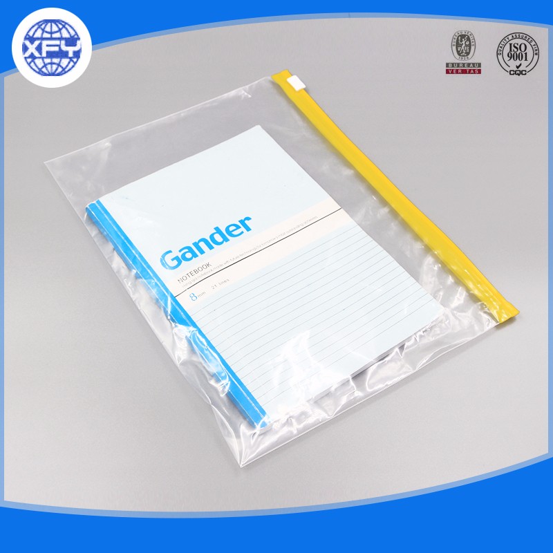 Resealable PE / PVC Slider Zip Lock Bags 9