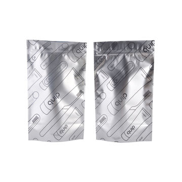 Smell Proof Aluminum Foil Stand Up Ziplock Pouch Plastic Bags Custom Printing 5
