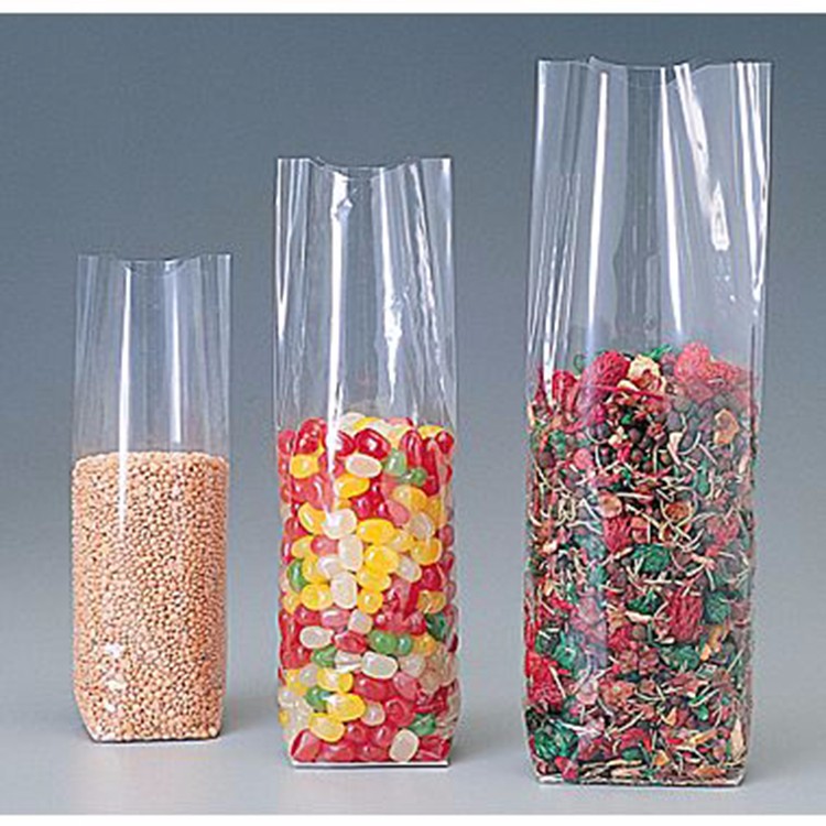 High Clarity Die Cut Plastic Poly Bag to Storage Food 11