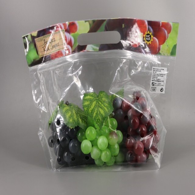 Custom Printed OPP CPP Laminated Ziplock Plastic Food Packaging Bag For Fruits/Vegetables 3