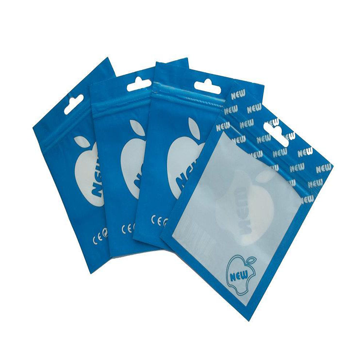 Custom Printing Electronic Packaging Bag &Plastic Earphone /Phone Charger Packaging Bag