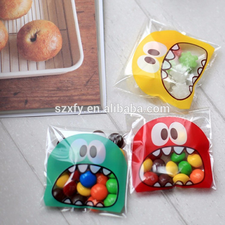 New Design Self Adhesive Seal Custom Printing Plastic OPP Bag for Cookies/Nuts 3