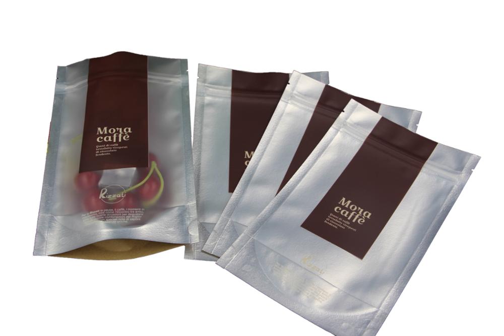 Customized stand up zip lock aluminum foil bag for coffee 15