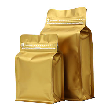 Wholesale custom printing aluminum foil biodegradable zipper coffee beans packaging bag with valve