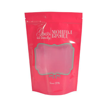 Compostable Stand-up Zipper Sea Salt Bag With Window Custom Plastic Bag 11