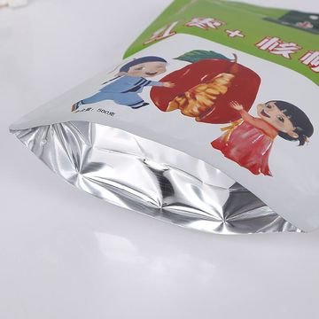 Customized Resealable Clear Mylar Ziplock Bag Plastic Stand Up Pouch For Food Packaging With Hole 3