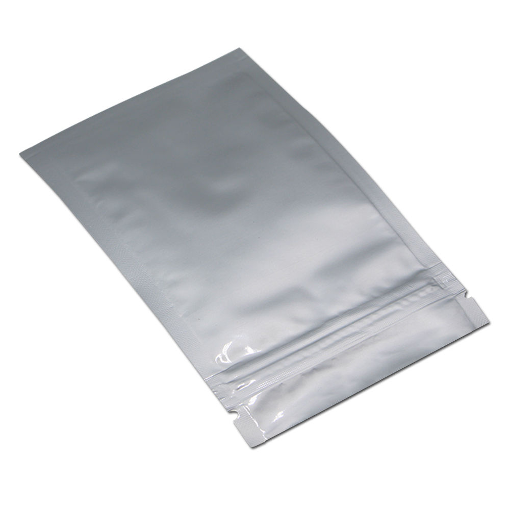Clear White Plastic Bags Aluminum Foil Package Bags Mylar Ziplock ...