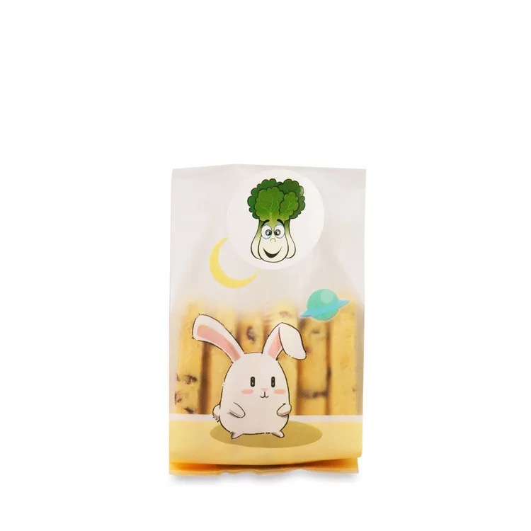 2018 Hot Product Cute Rabbit Cookies Bags Bunny Gift Packaging Bag Wedding Cookie Candy Plastic Bag 3